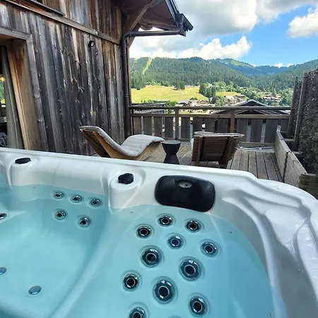 De Luxe Avec Jacuzzi, Sauna, Parking Et Wifi Aux Gets - Fr-1-598-19