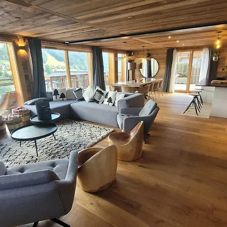 Domek alpejski 5* Aux Gets: Luxe, Jacuzzi, Sauna, Chiens Admis - Fr-1-598-19
