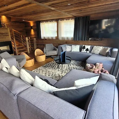 Domek alpejski 5* Aux Gets: Luxe, Jacuzzi, Sauna, Chiens Admis - Fr-1-598-19 Les Gets